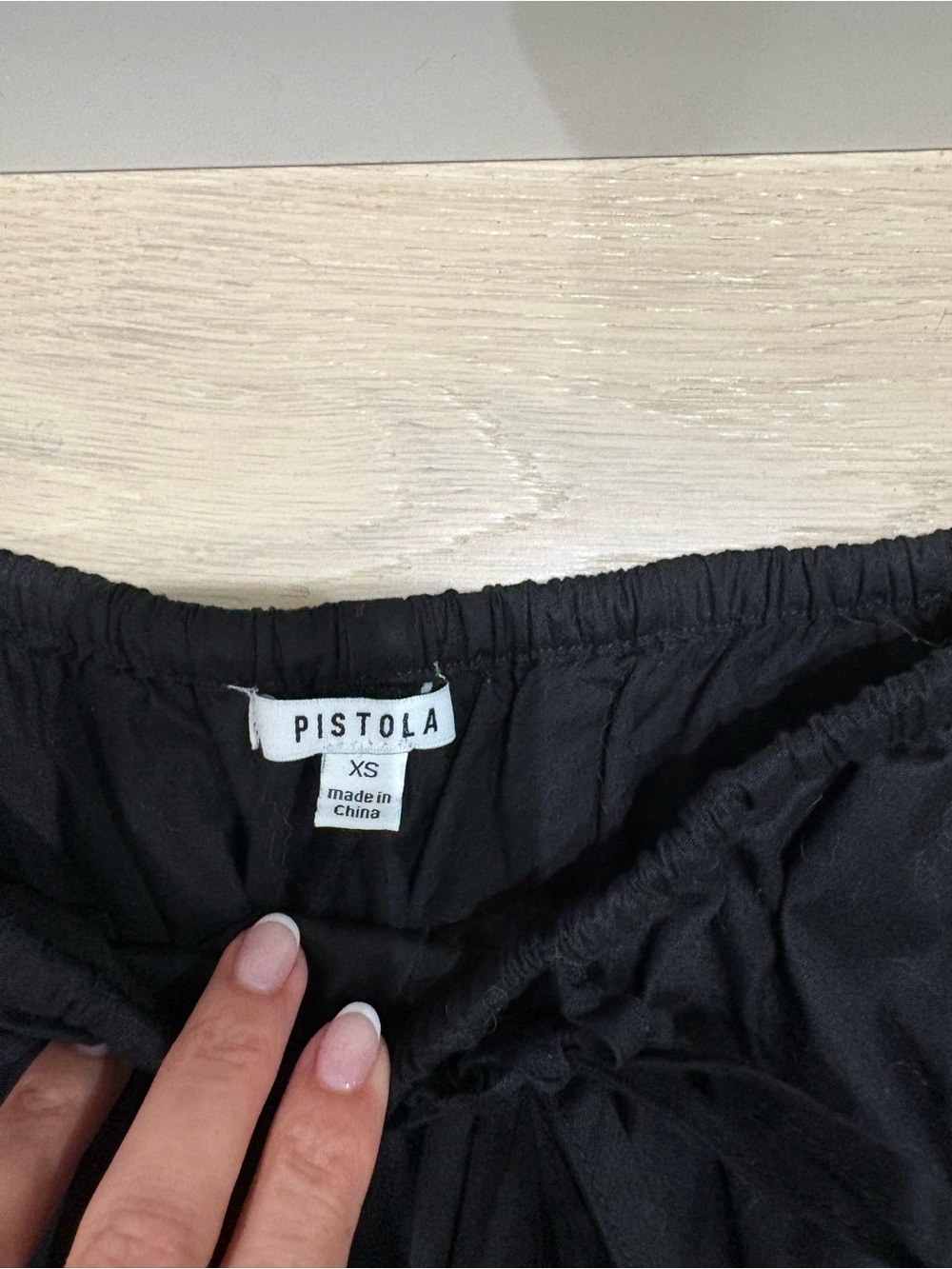 Women’s Pistola Theo black drawstring pants size XS - Picture 6 of 8